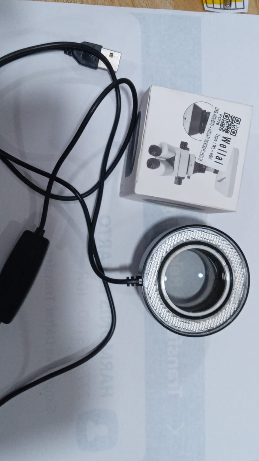 LENSA MICROSCOPE WEILAI WL-05X  WD- 165 ORIGINAL